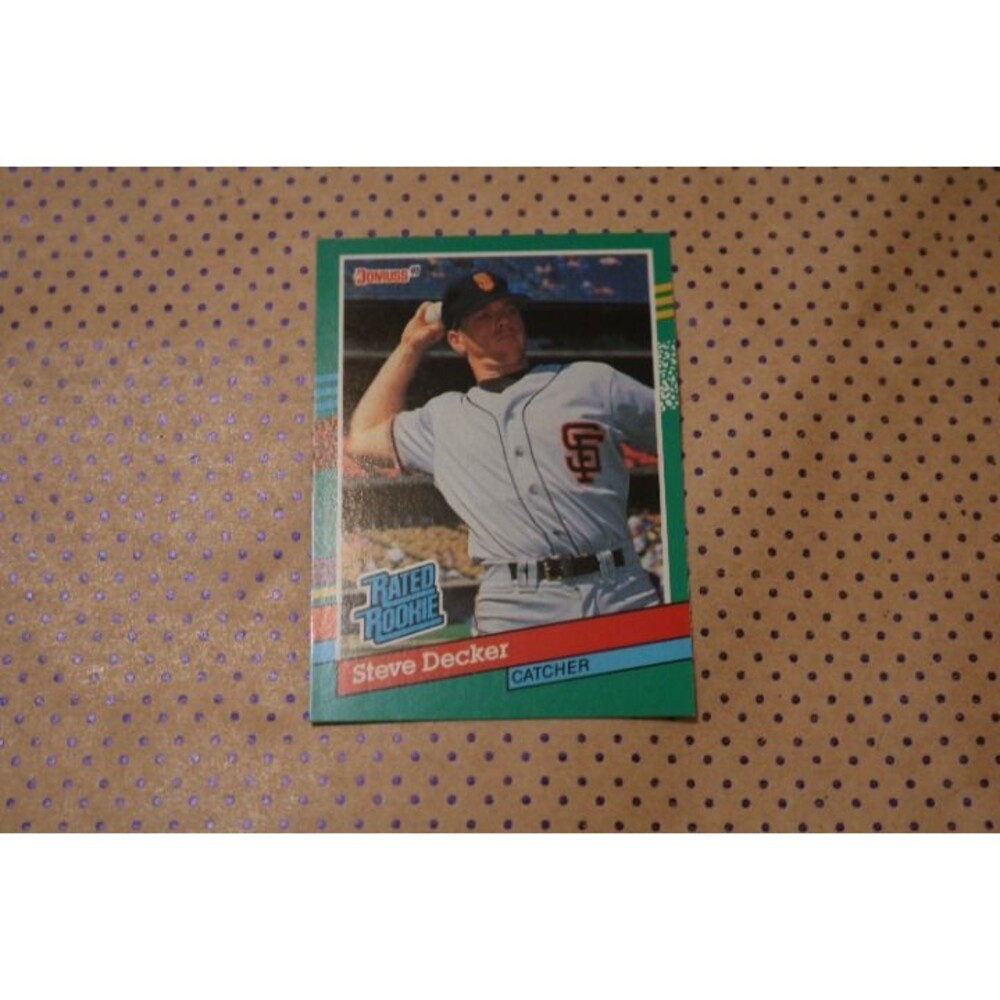 Steve Decker #428 Baseball Card (1990)